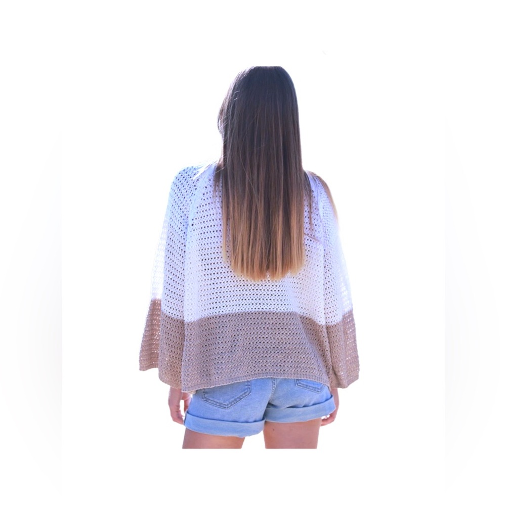 Shannon Passero Gray Ribbed Cardigan